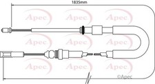 APEC Front Brake Cable for
