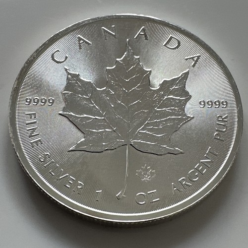 Fine silver maple leaf - oz,