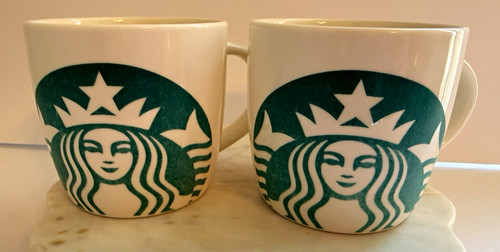 Starbucks white ceramic mugs - ceramic,