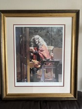 Self-portrait At Easel -