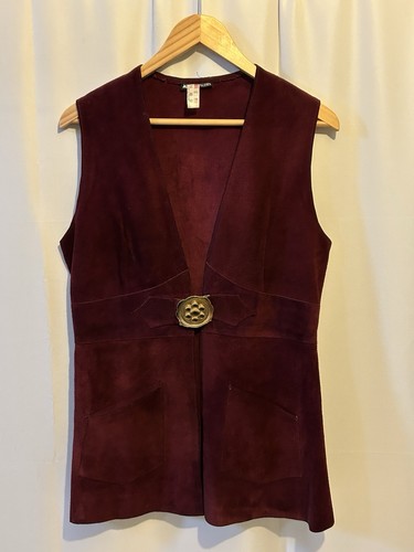 Vintage suede waistcoat
