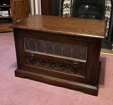 Old Charm Furniture TV Stand/cabinet,  model  2226 Tudor Brown  - BARGAIN PRICE