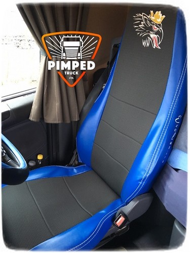 Truck seat covers - blue, griffin