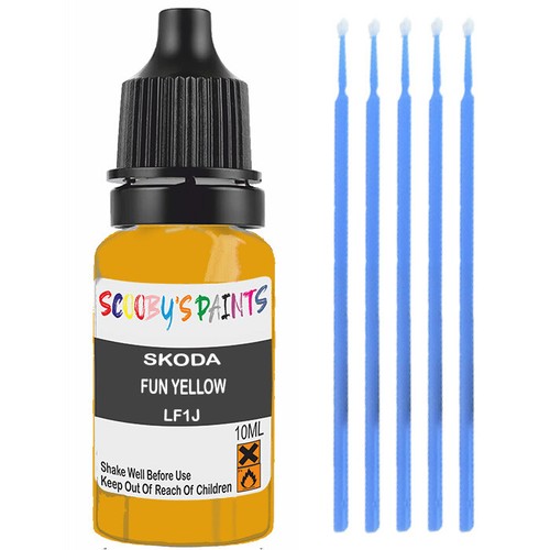 For skoda fun yellow - yellow, paint