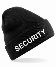 Security embroidered Beanie