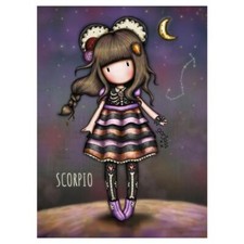Gorjuss Collection Greetings Card - Scorpio - Frida - NEW - FREE P&P