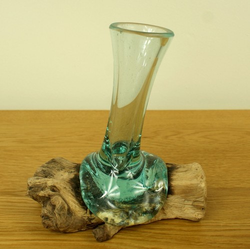 Small 20cm melted glass - 20cm,