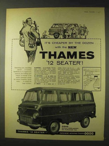 1958 ford thames seater - ford,