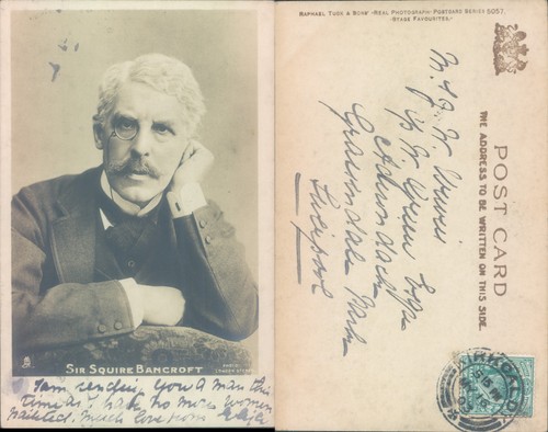 Sir squire bancroft portrait - sir,