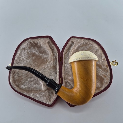 Calabash mahogany pipe - calabash,