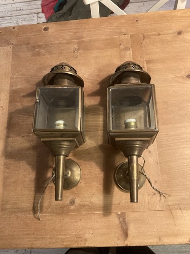 Vintage carriage lamps - lamps, of