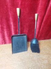 Vintage Fire Brush & Shovel