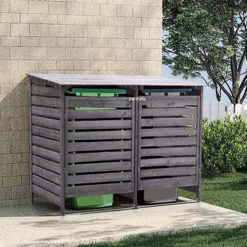 Large wood outdoor wheelie - large,