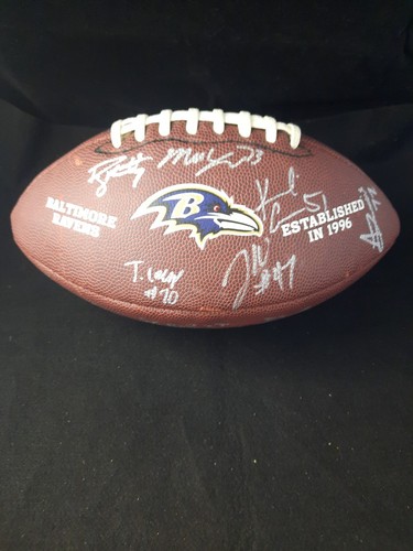 Baltimore ravens team signed - team,