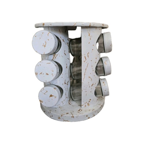 White gold rotating spice - white/gold,