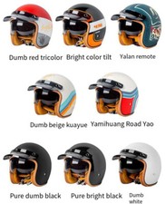 DOT Retro Open Face Half