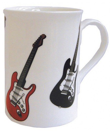 Electric guitar mug music - -,
