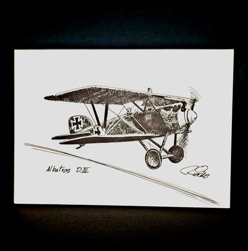 Original ink drawing german - drawing,