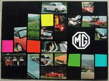MG CAR RANGE Sales Brochure Sept 1970 #2785 MIDGET Mk III MGB MGB GT 1300 Mk II