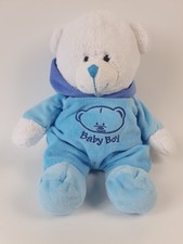 Cuddles Collection Blue Teddy Bear Baby Boy Card Factory  Soft Toy
