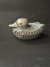 Miniature Duck Salt with Spoon