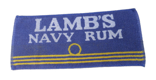 Lambs navy rum beer towel