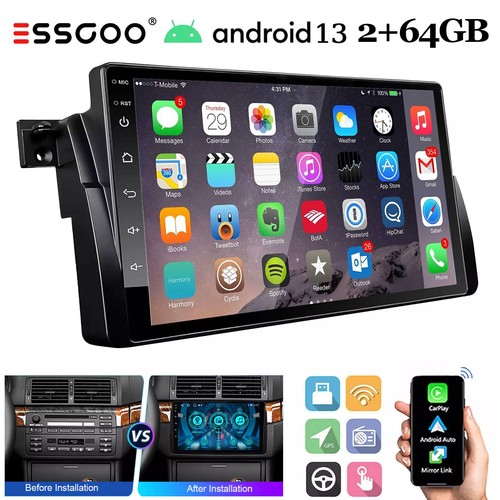 Car stereo for bmw e46 - car,