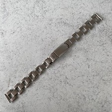 Vintage 1965 Rolex Oyster 6635 Stretch Riveted 16mm Steel Bracelet