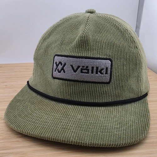 Volkl hat green corduroy cap - volkl,