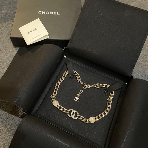 Chanel double gold tone - c, gold-tone