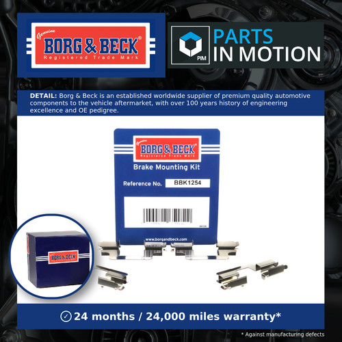 Brake pad fitting - pad, kit
