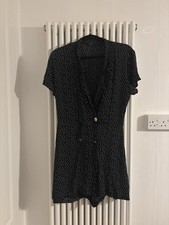 Zara Dotty Patterned Playsuit Size M