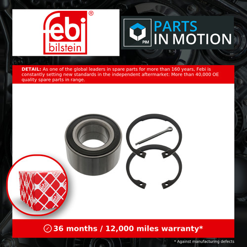 Wheel bearing kit fits - wheel,