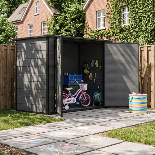Large plastic shed 7x4ft - shed,