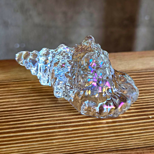 Mini clear glass - clear, seashell