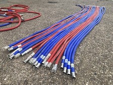 Red/Blue Steel Reinforced Silicone Hose/tube/pipe 35mm 25mm x 4m hot cold water