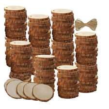 300Pcs Wooden Slices 5-6 cm