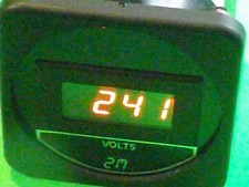 UPS Generator Volt Meter 100  to 250V display 100 - 250V input 110 x 110 X 130mm