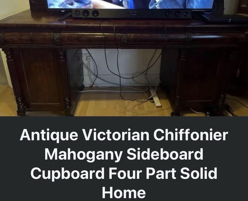 Victorian mahogany sideboard - victorian,