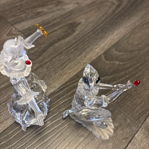 Swarovski clown and - clown, gold
