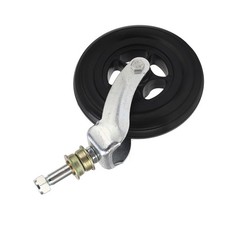 Black 6in Caster Wheel Shock