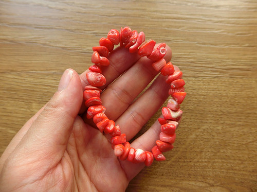 Genuine red coral large chip - genuine,