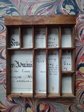 small printers wooden type