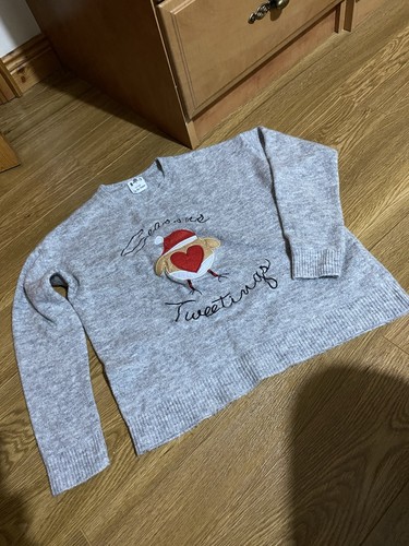 Ladies christmas jumper - ladies, grey