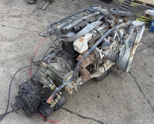 Man lorry engine and gearbox - engine,