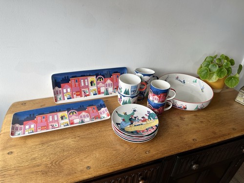 Christmas habitat serving set - habitat,