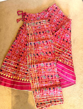 New Indian wedding patola pink lehenga  choli Garba Chaniya Choli set Diwali