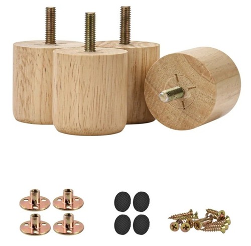 Wood sofa feet 5cm m8 - feet,