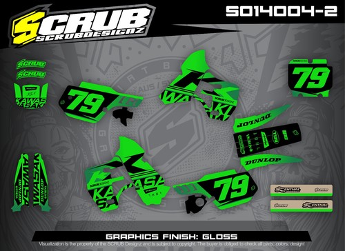 Graphics kit kawasaki kx500 - kit,