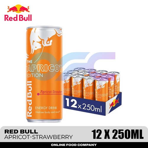 Red bull energy drinks apricot - red,